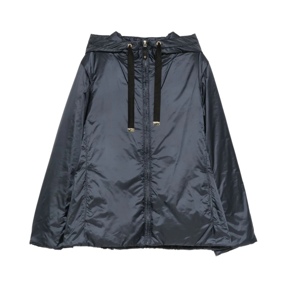 Max Mara , Light Jackets, Female, Blue, Xs, Giacca Greenh Con Zip