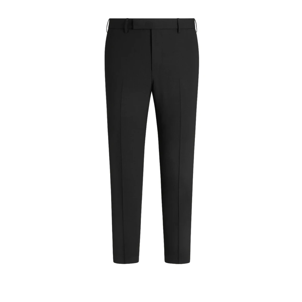 PT Torino Slim Fit Wollen Broek Black Heren