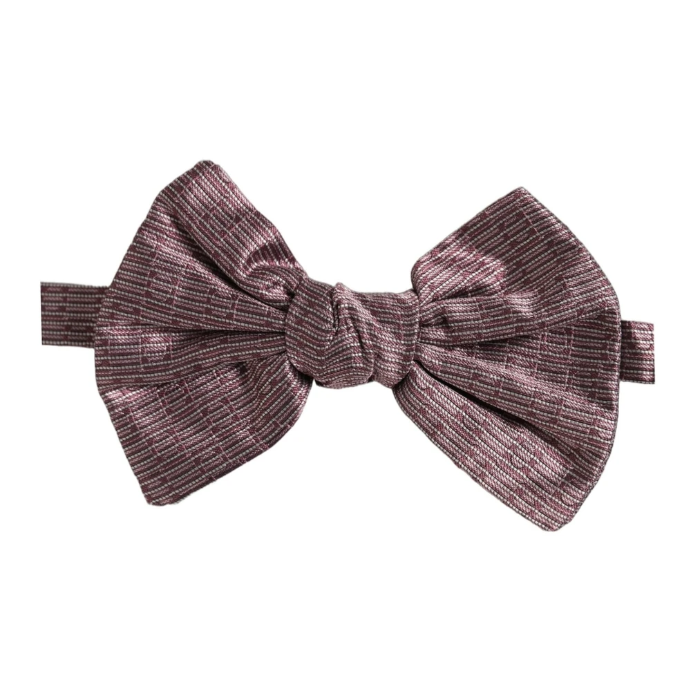 Dolce & Gabbana Brown Bow Ties, Male, One Size, Pre-Tied Bow Tie
