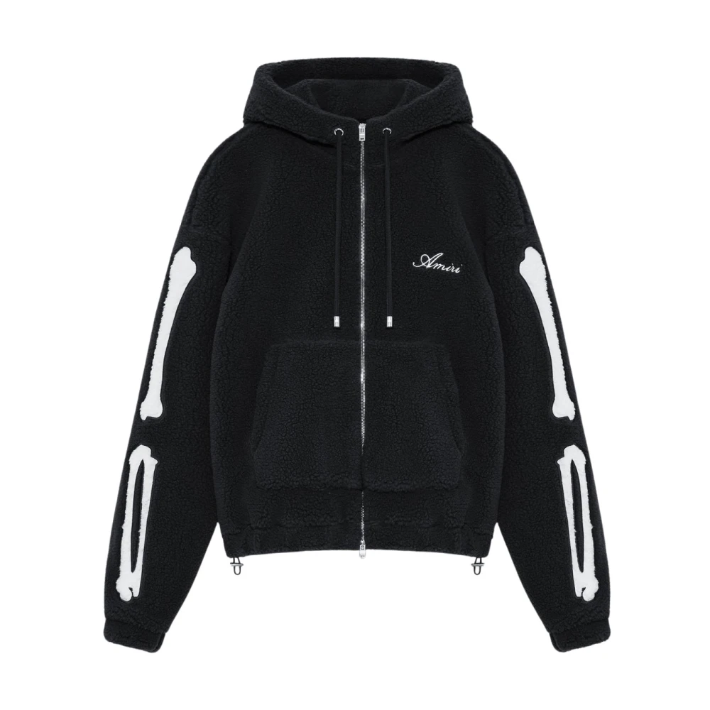 Amiri Mannelijk Zwart Faux-Shearling Jas
