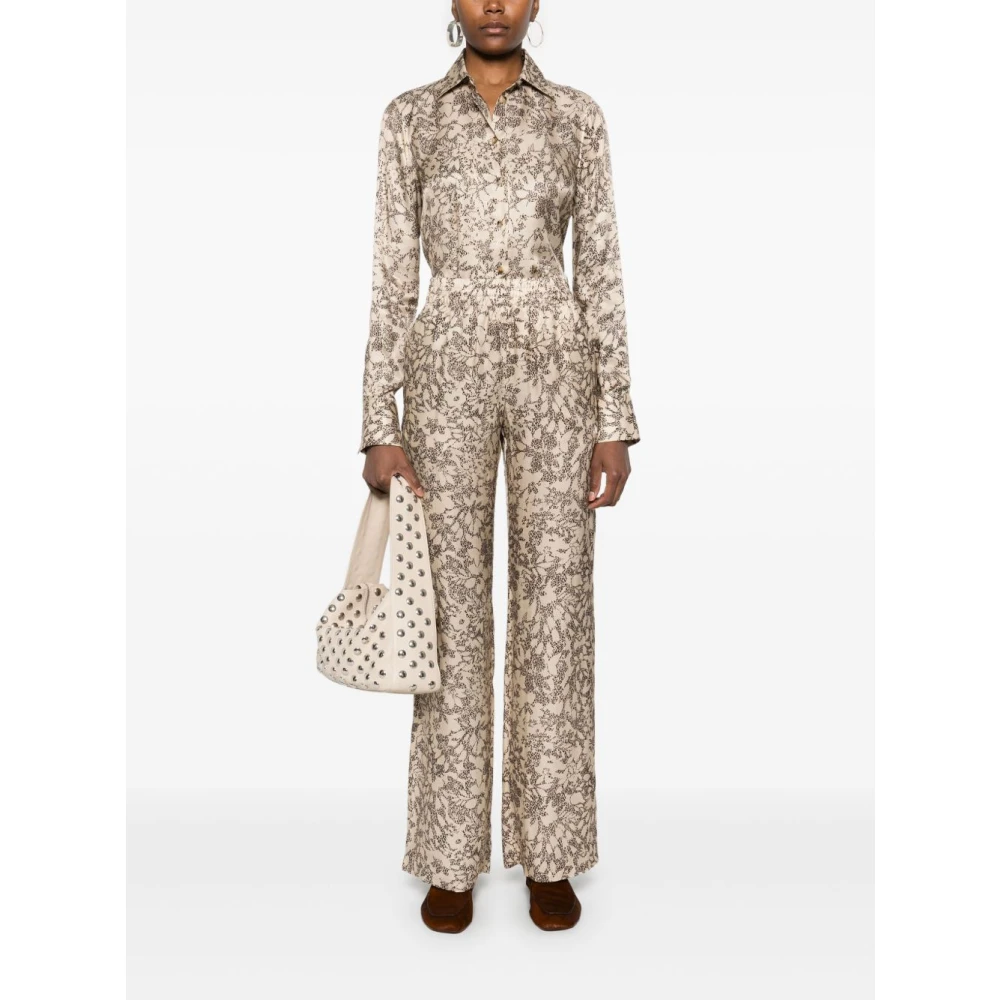 Golden Goose Zijdenmix Pajama Shirt Multicolor Dames