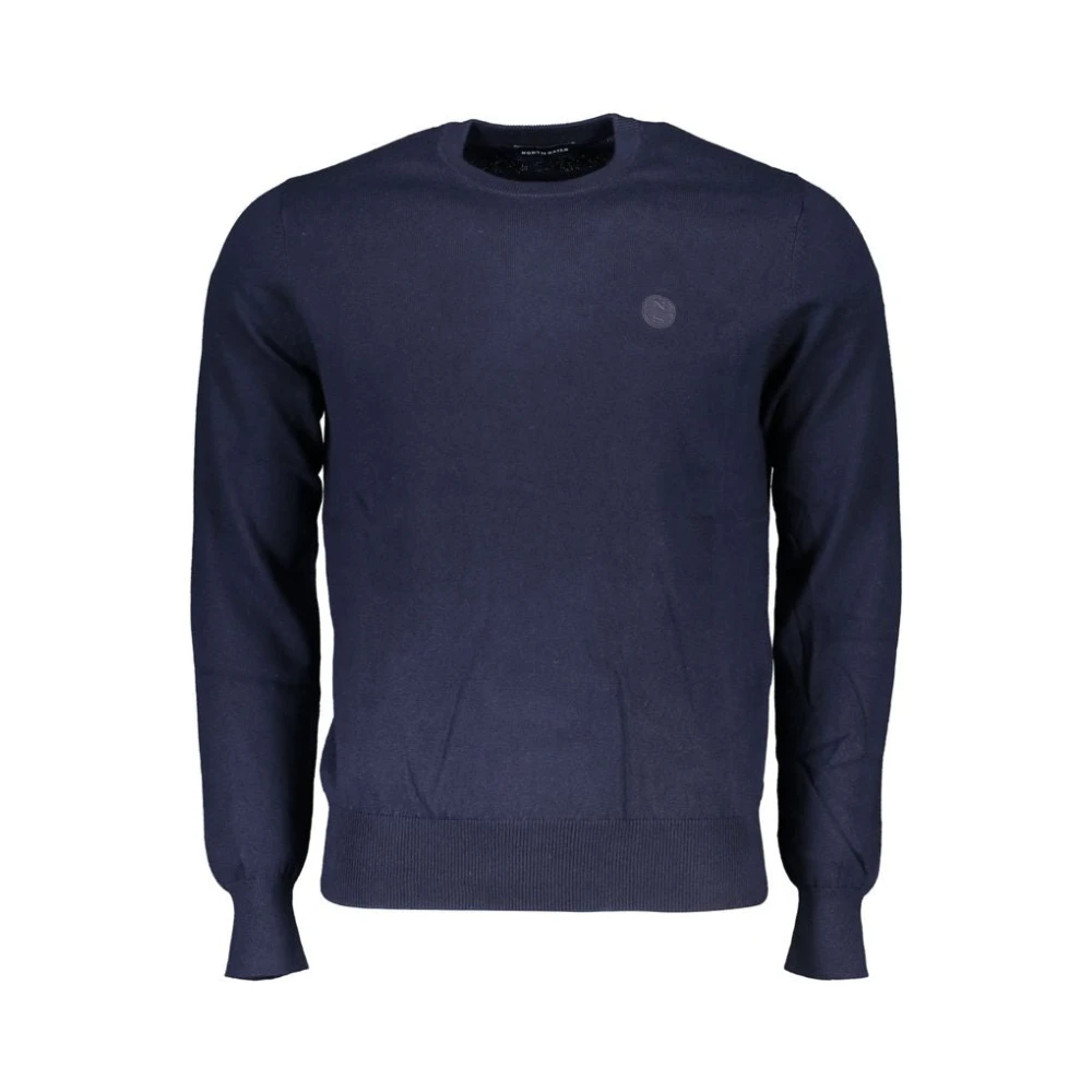North Sails Blauwe Trui met Borduurwerk Blue Heren