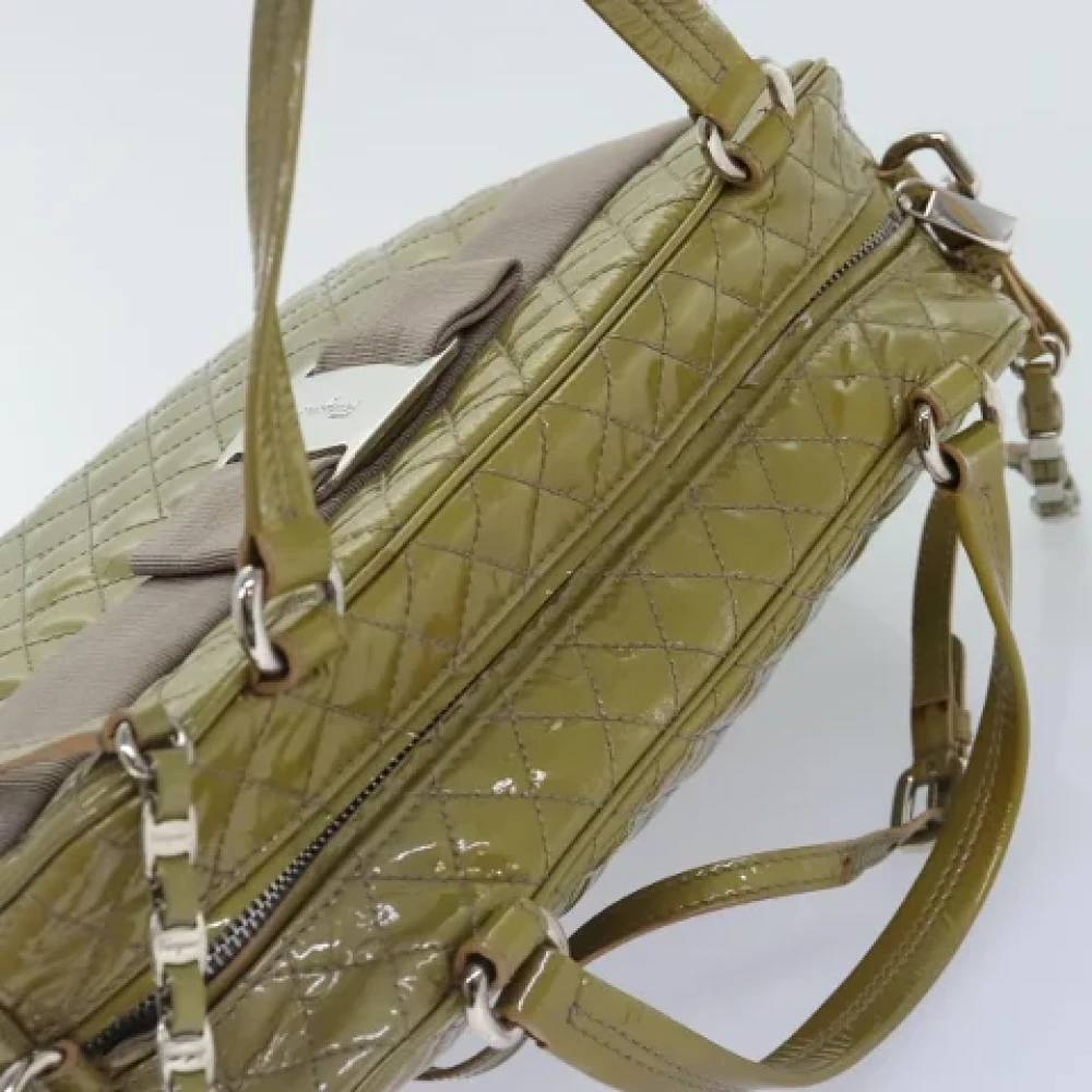 Salvatore Ferragamo Pre-owned Canvas handbags Brown Dames
