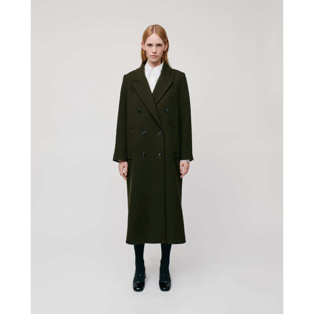 IVY OAK Oversized Boxy Winterjas Green Dames