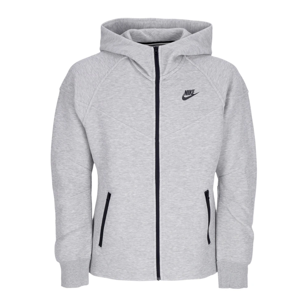 Sporty Hooded Zip Sweatshirt