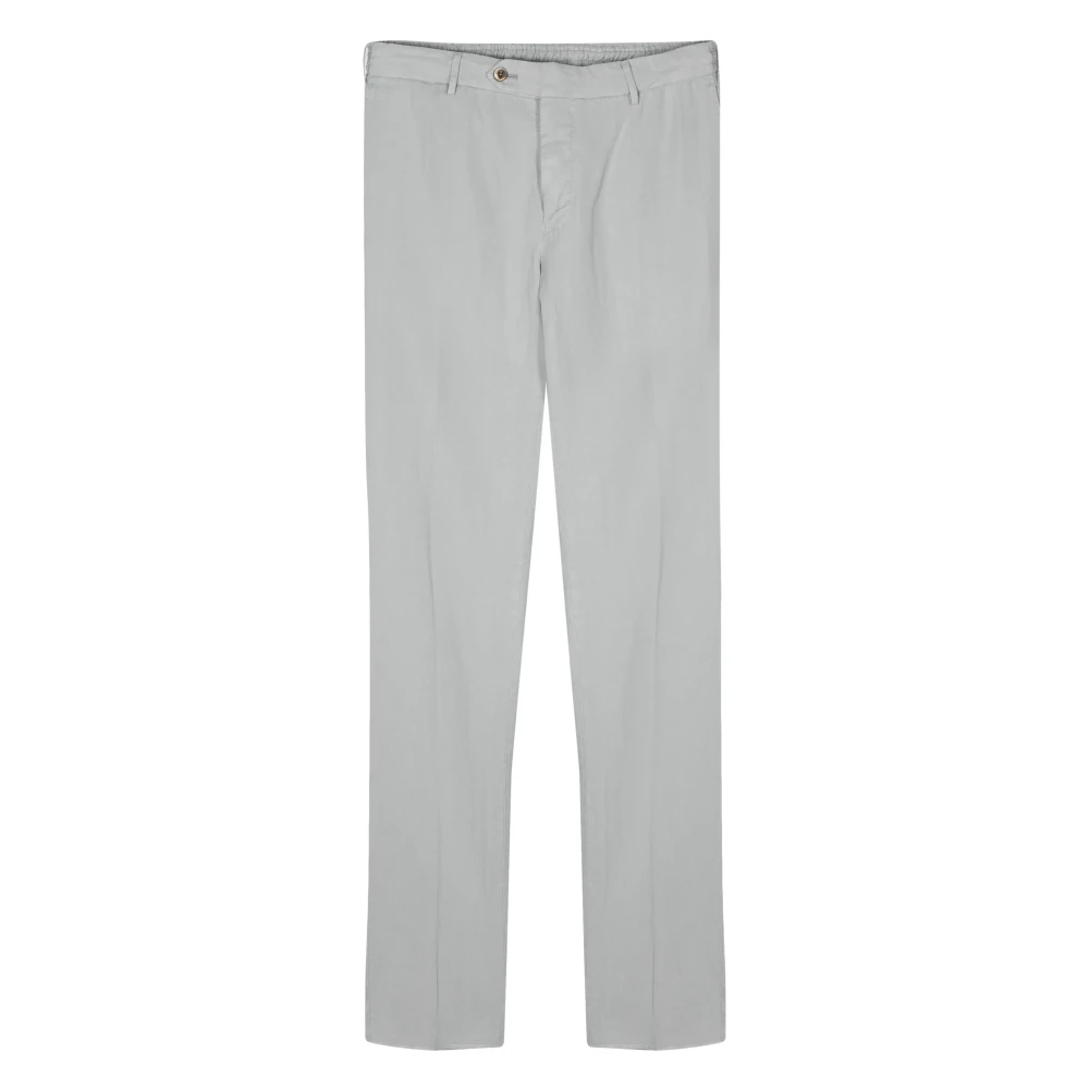 PT Torino Casual Eco-Vriendelijke Broek met Zakken Gray Heren