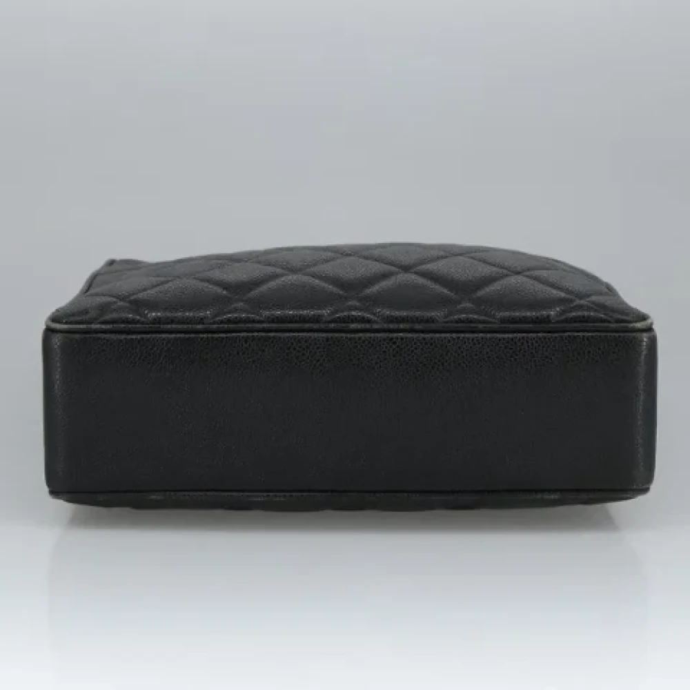 Chanel Vintage Pre-owned Leather chanel-bags Black Dames