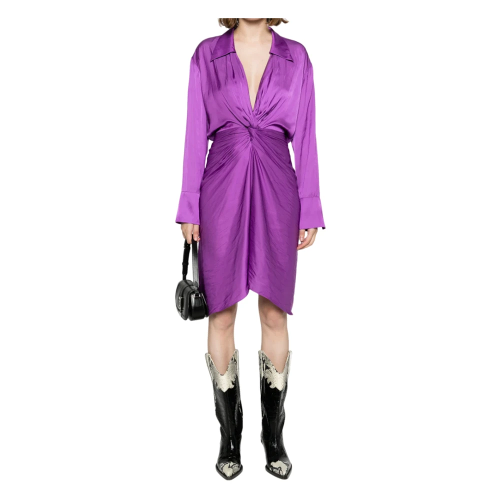Zadig & Voltaire Short Dresses Purple Dames