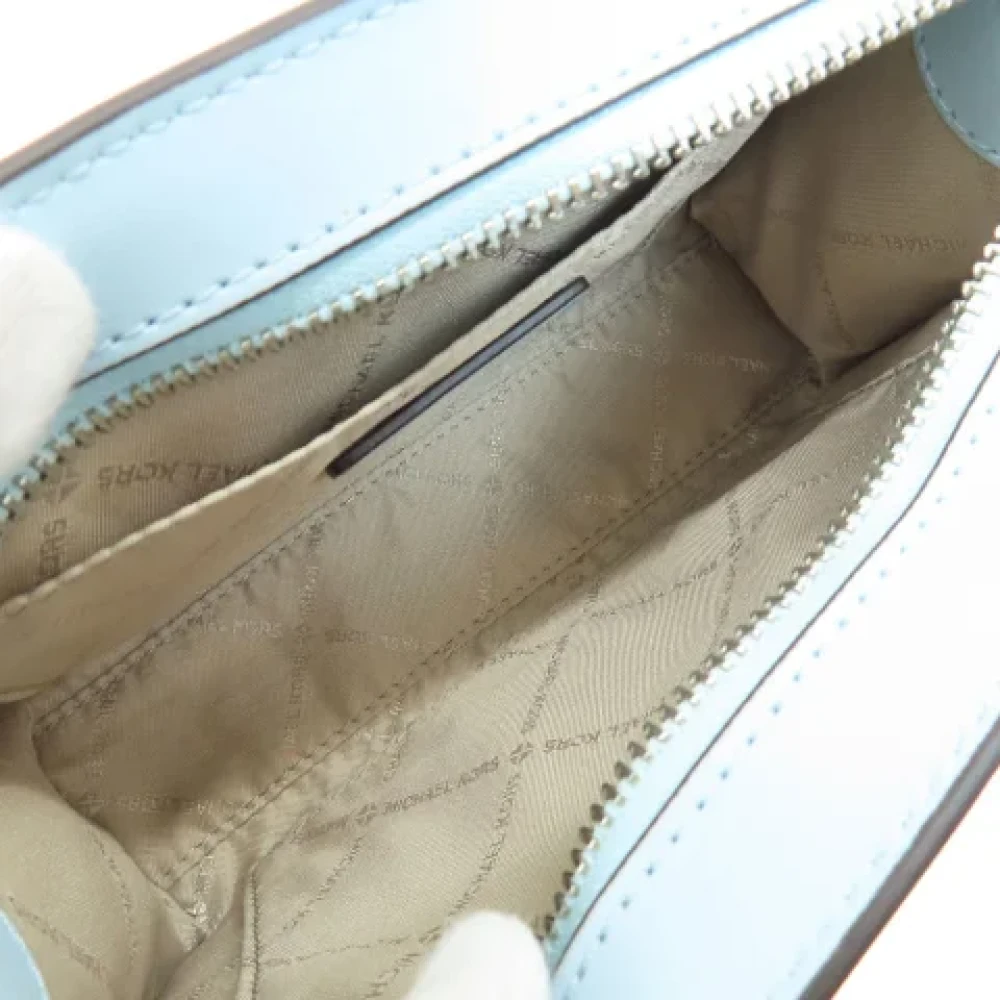 Michael Kors Pre-owned Leather shoulder-bags Blue Dames