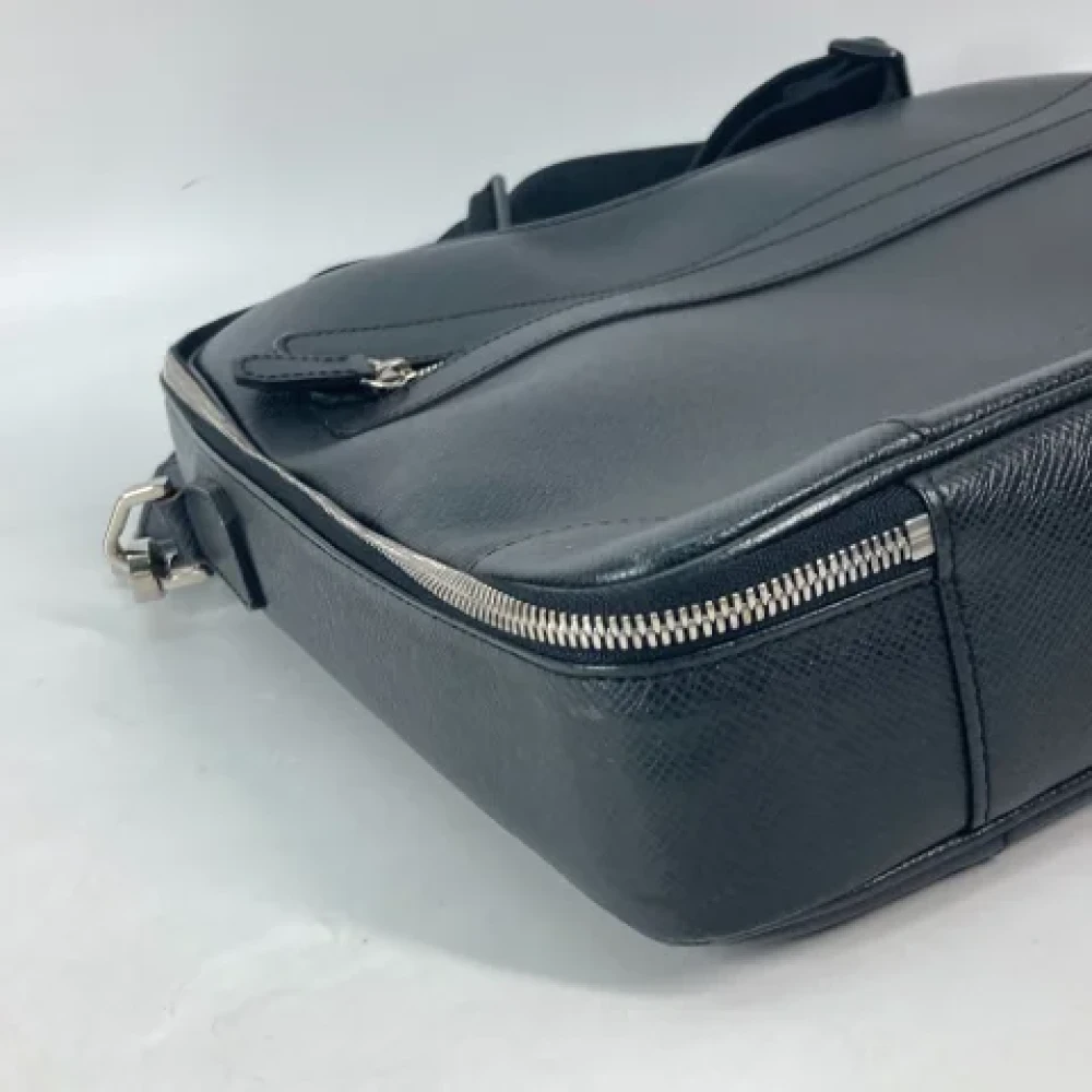 Louis Vuitton Vintage Pre-owned Leather handbags Black Heren