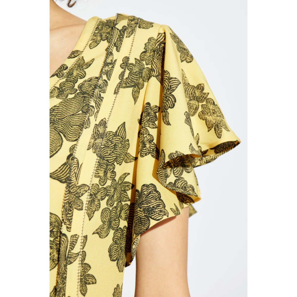 Ulla Johnson Jurk Evette Yellow Dames