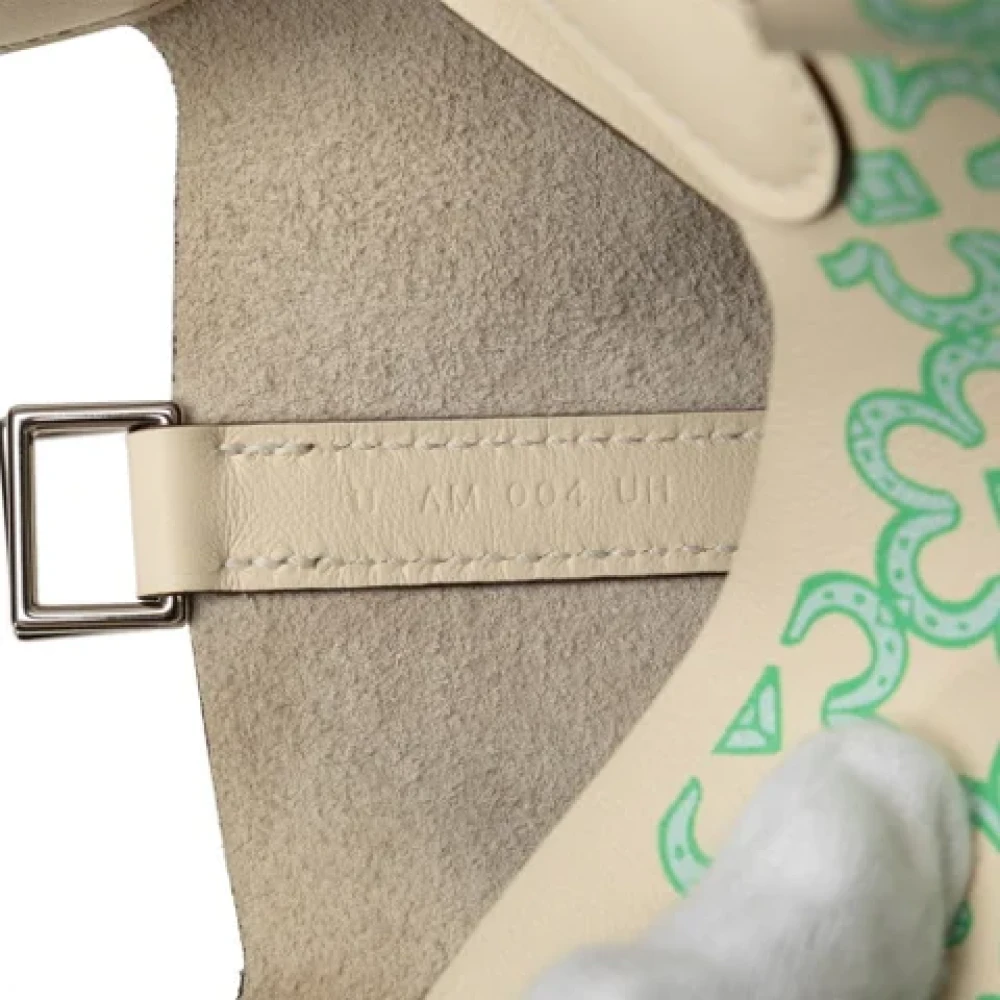 Hermès Vintage Pre-owned Fabric handbags Green Dames