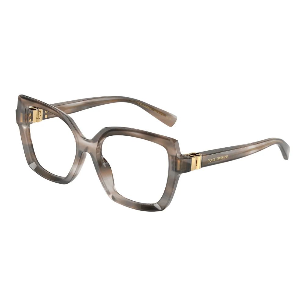 Dolce & Gabbana , Glasses, Female, Gray, 53 Mm, Butterfly Optical Frame