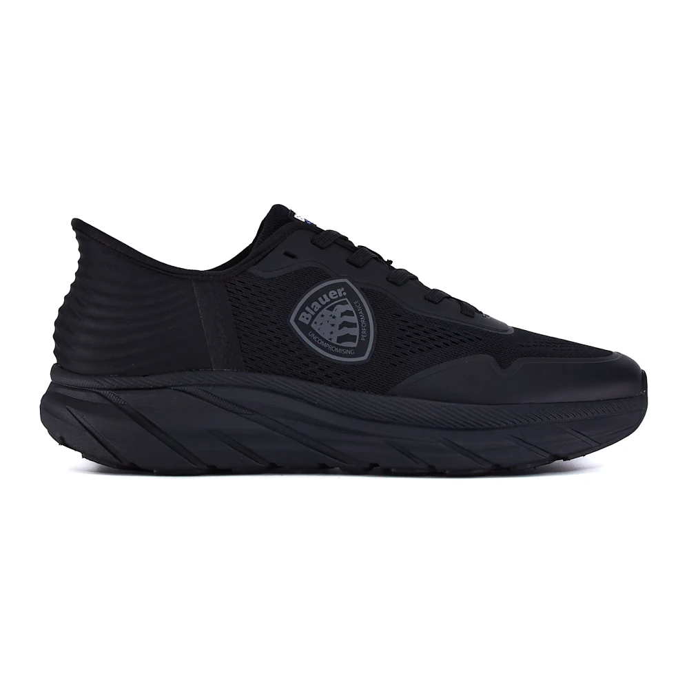 Blauer Sneakers Heren Schoenen Zwart