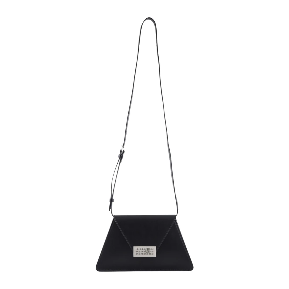 MM6 Maison Margiela Leren Tassen Collectie Black Dames