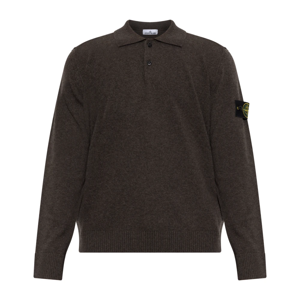 Stone Island Uomo Grigio - Maglia Polo - Tops - Xl - Immagine 4