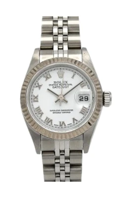 Pre-owned Datejust Stainless Steel Vitguld