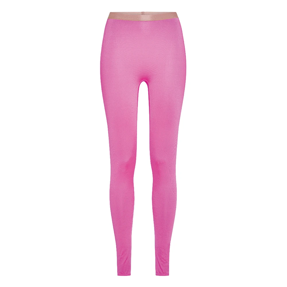 Forte Stretch Viscose Rosa Leggings Pink, Dam