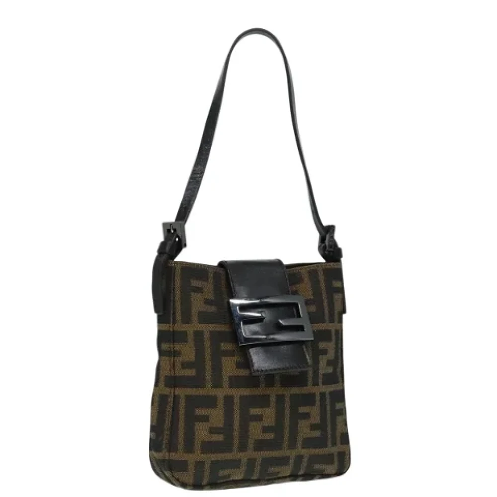 Fendi Vintage Pre-owned Canvas fendi-bags Black Dames