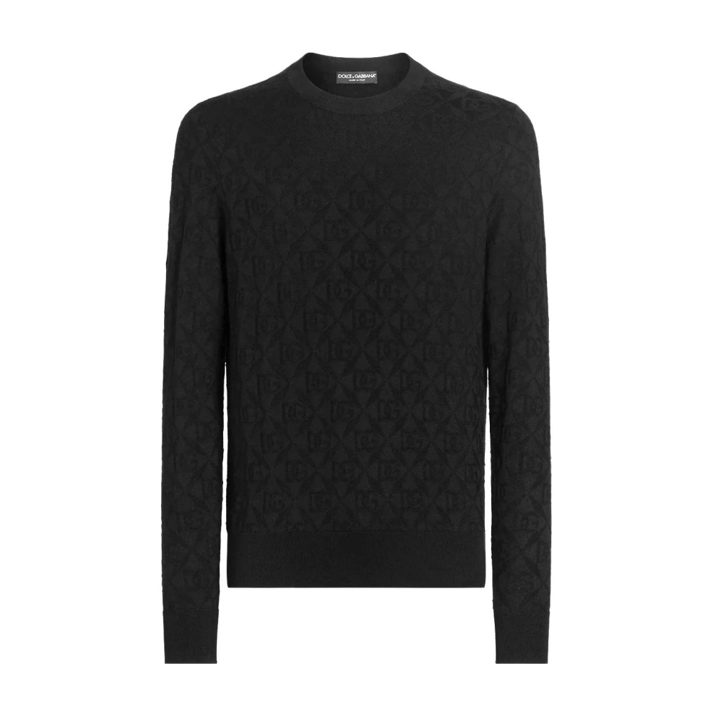 Dolce & Gabbana Men's Black Stylish Knit Sweater