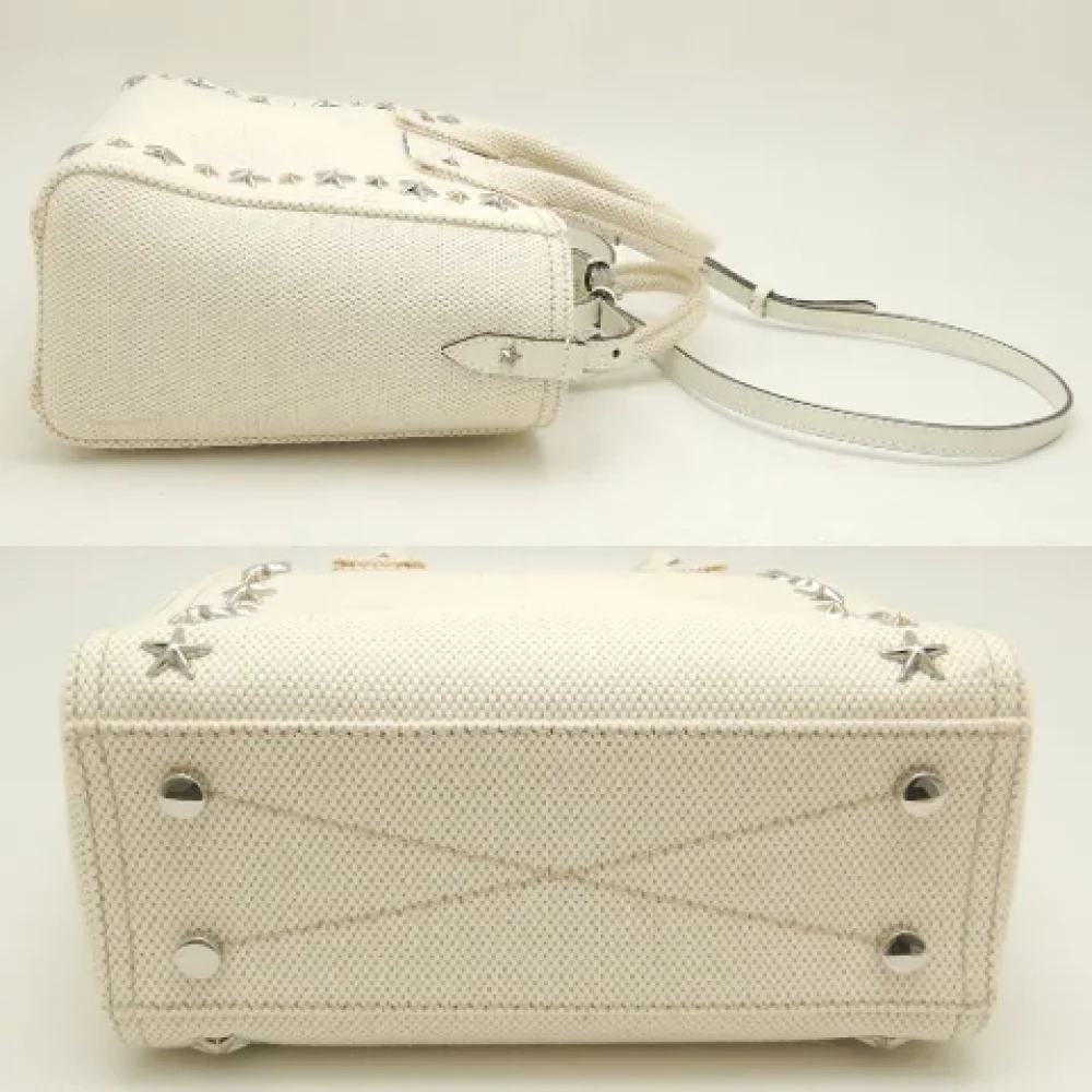 Jimmy Choo Pre-owned Canvas totes Beige Dames