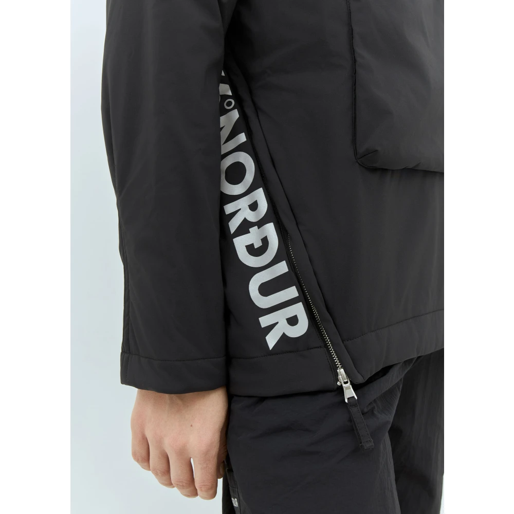 66 North Lichtgewicht Anorak met Opvouwbare Capuchon Black Heren