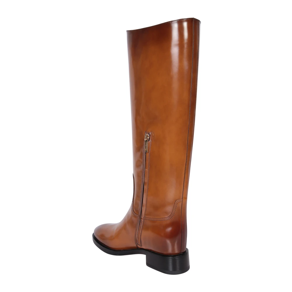 Santoni Bruine Enkellaarzen voor Dames Brown Dames