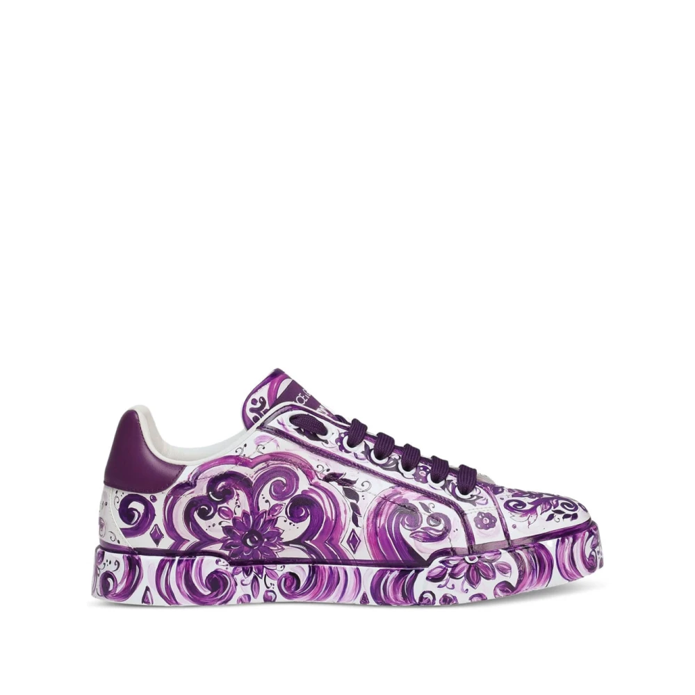 Dolce & Gabbana Mode Sneakers Ck2330Ai396I03Tn Dames Schoenen Paars