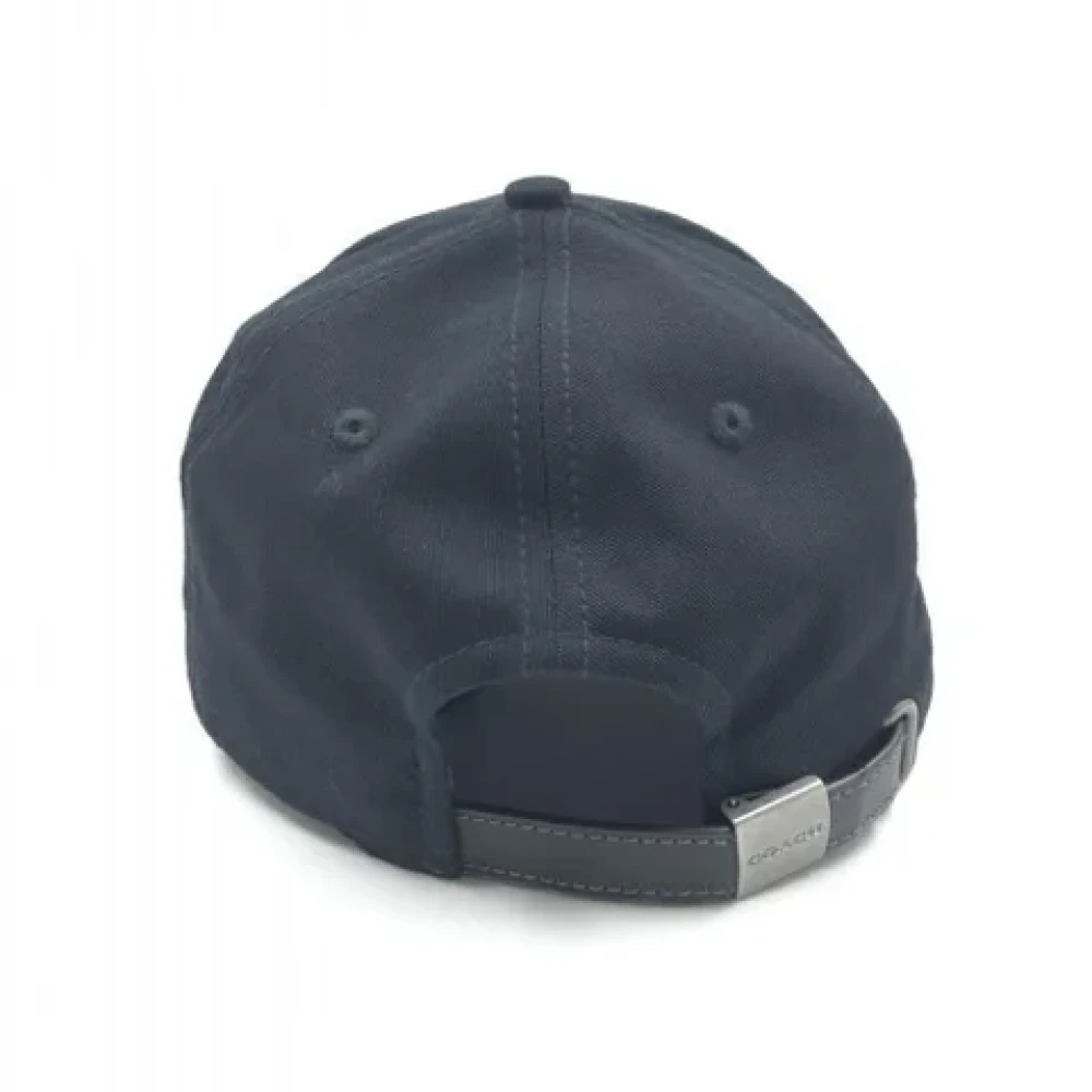 Coach Pre-owned Fabric hats Blue Heren
