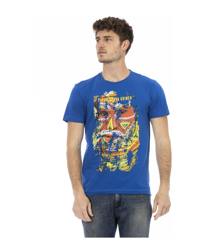 t-shirt-casual-col-rond-manches-courtes