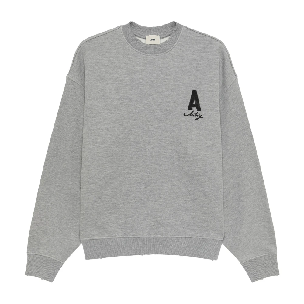 Autry , Sweatshirts, Male, Gray, M, Sweatshirts