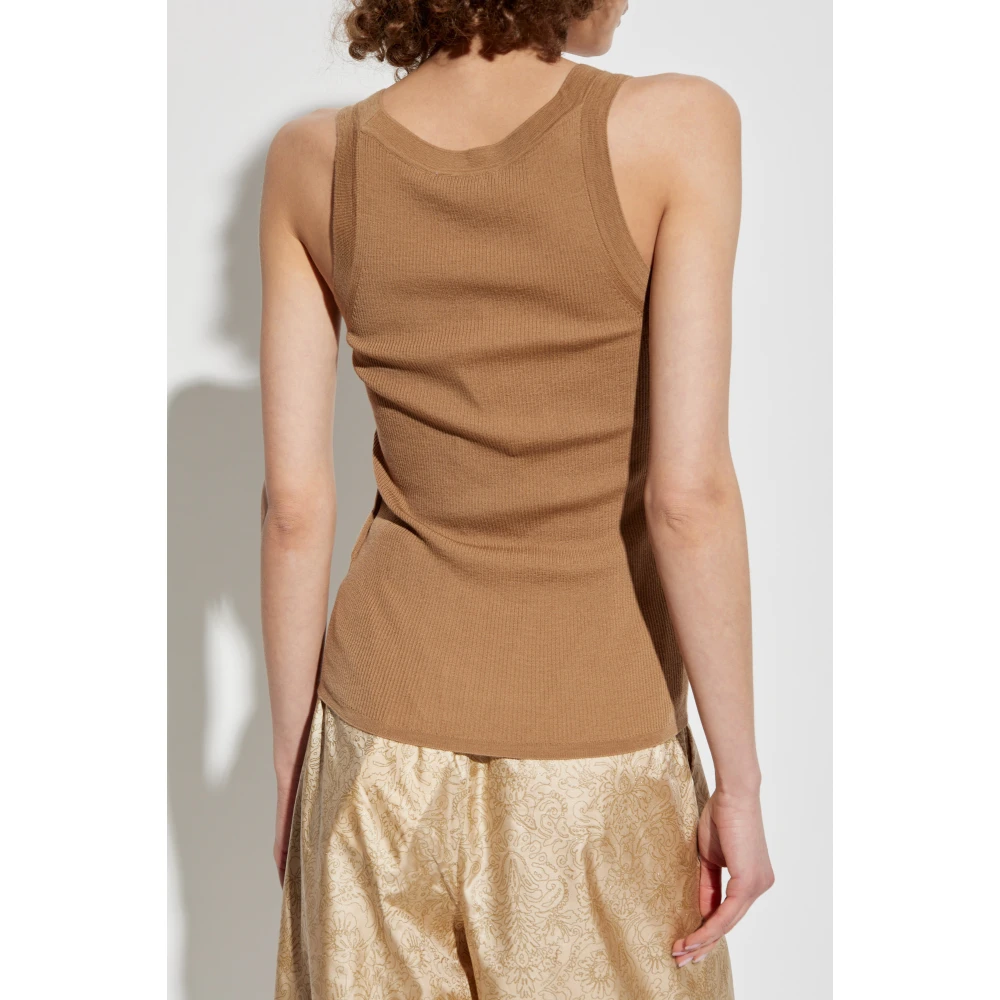 Max Mara Top Eliadi Brown Dames