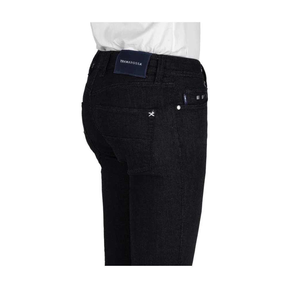 Tramarossa Zwarte Katoenen Jeans & Broek Black Heren