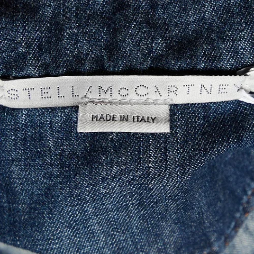 Stella McCartney Pre-owned Denim dresses Blue Dames