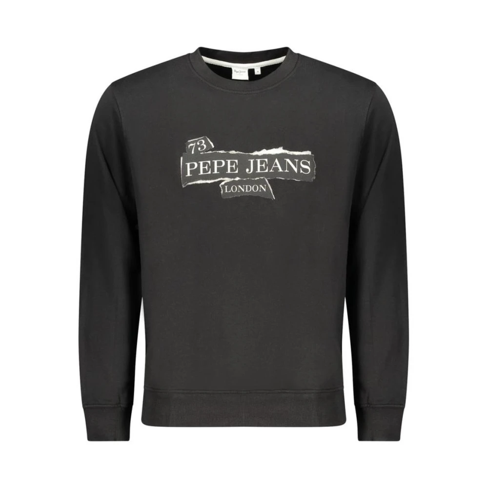 Pepe Jeans Men's Black Nero Cotton Sweatshirt