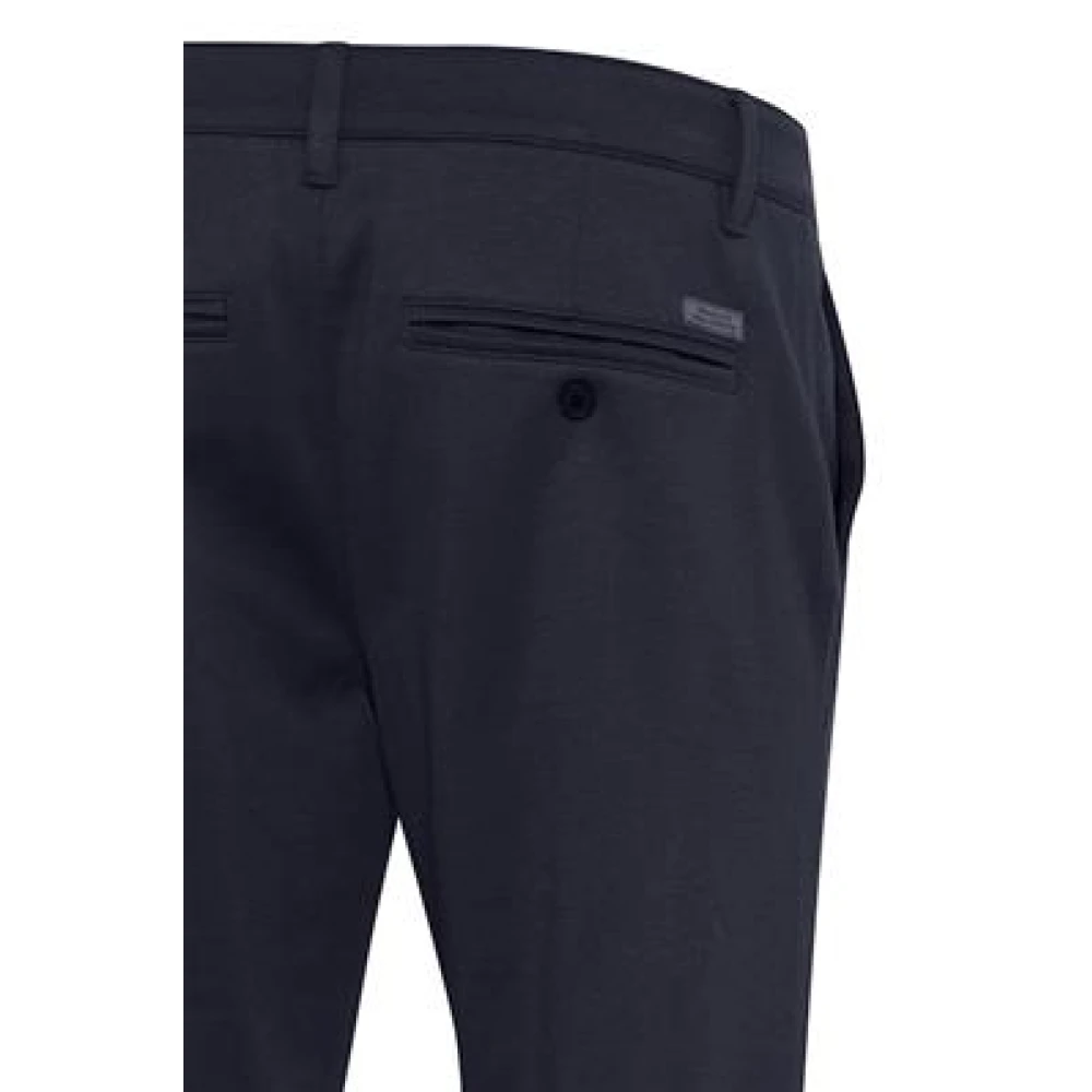 Blend Regular Fit Chino Broek Blue Heren