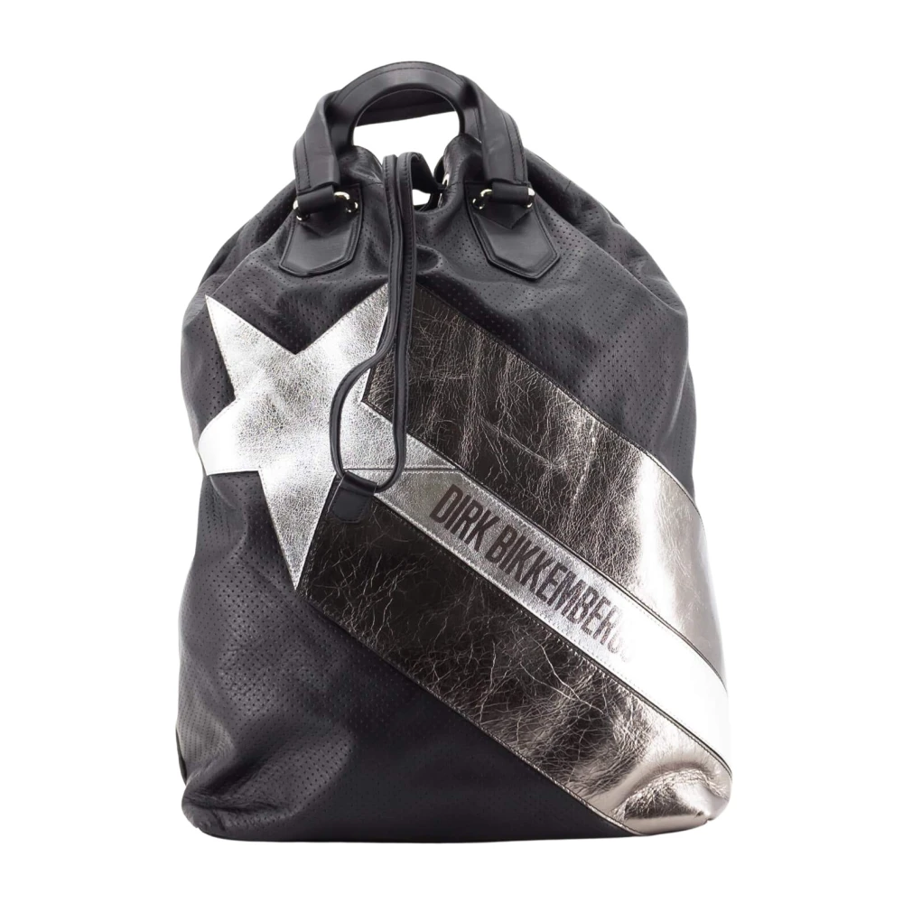 Bikkembergs Dames Leren Tas Outlet Prijs Black Dames