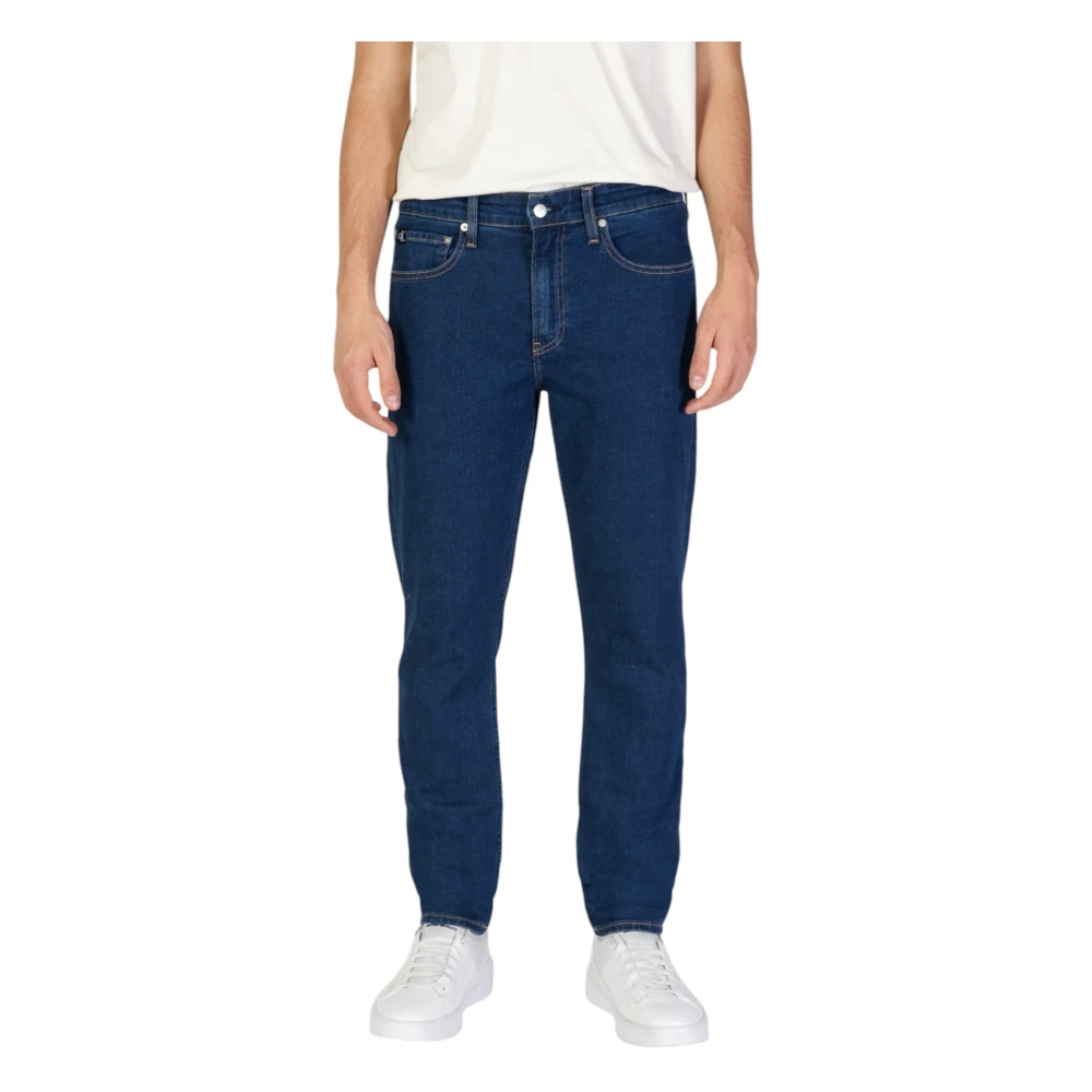 Calvin Klein Jeans Donkere Wassing Straight Leg Jeans Blue Heren