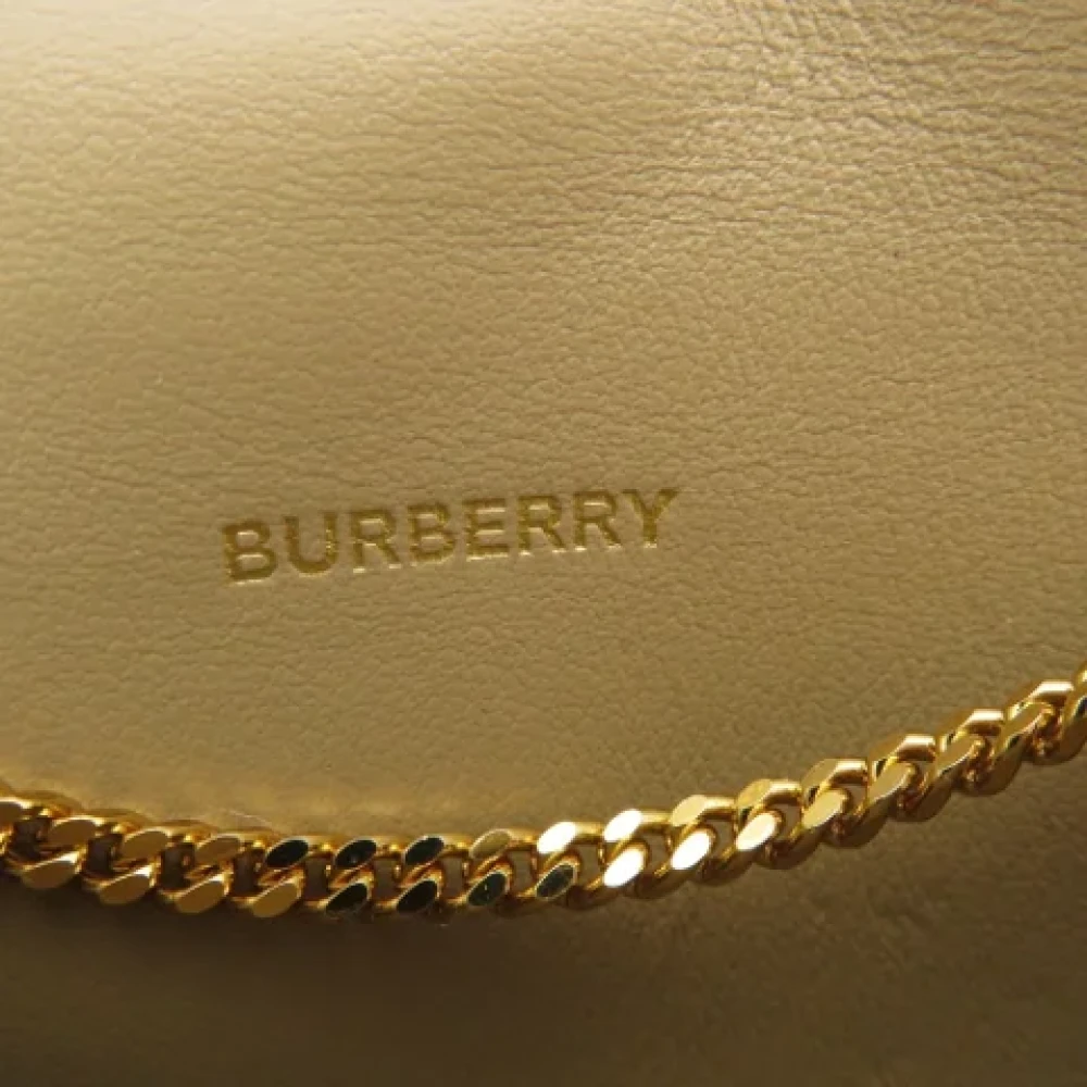 Burberry Vintage Pre-owned Leather wallets Beige Dames