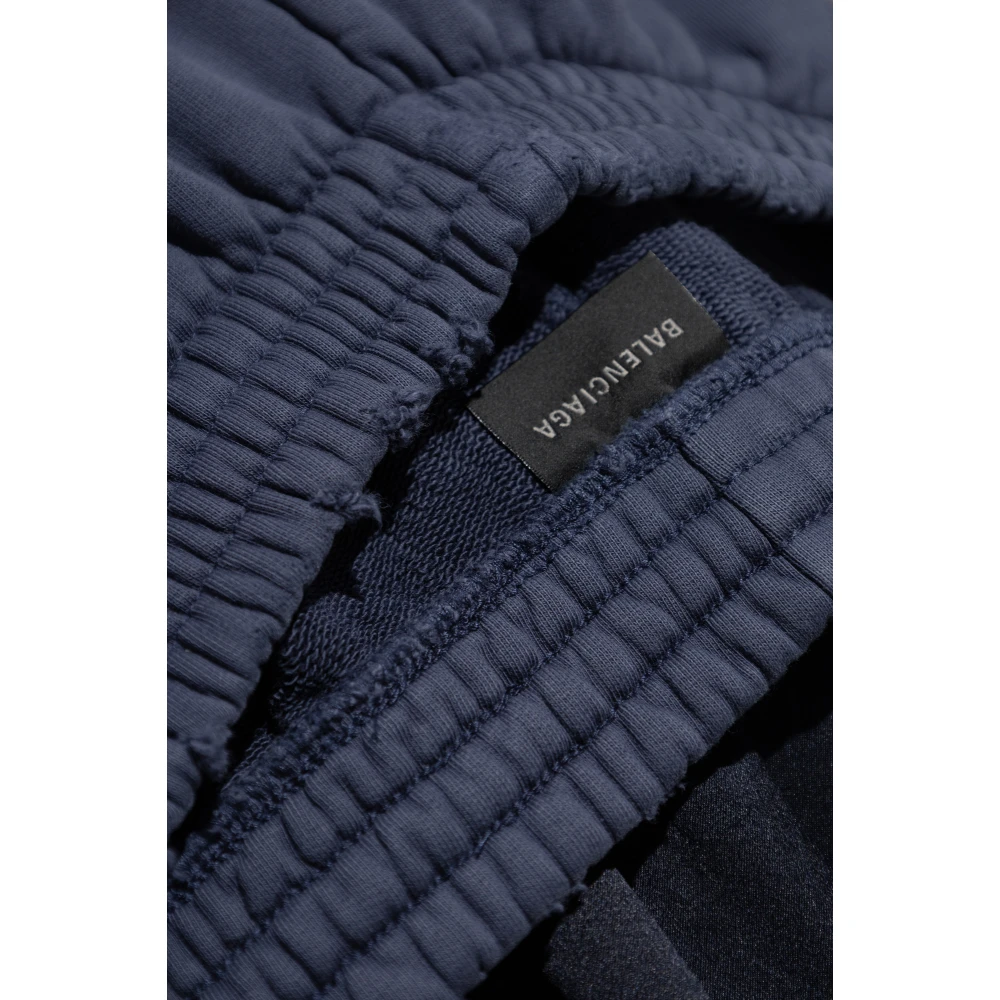 Balenciaga Top met vintage effect Blue Dames