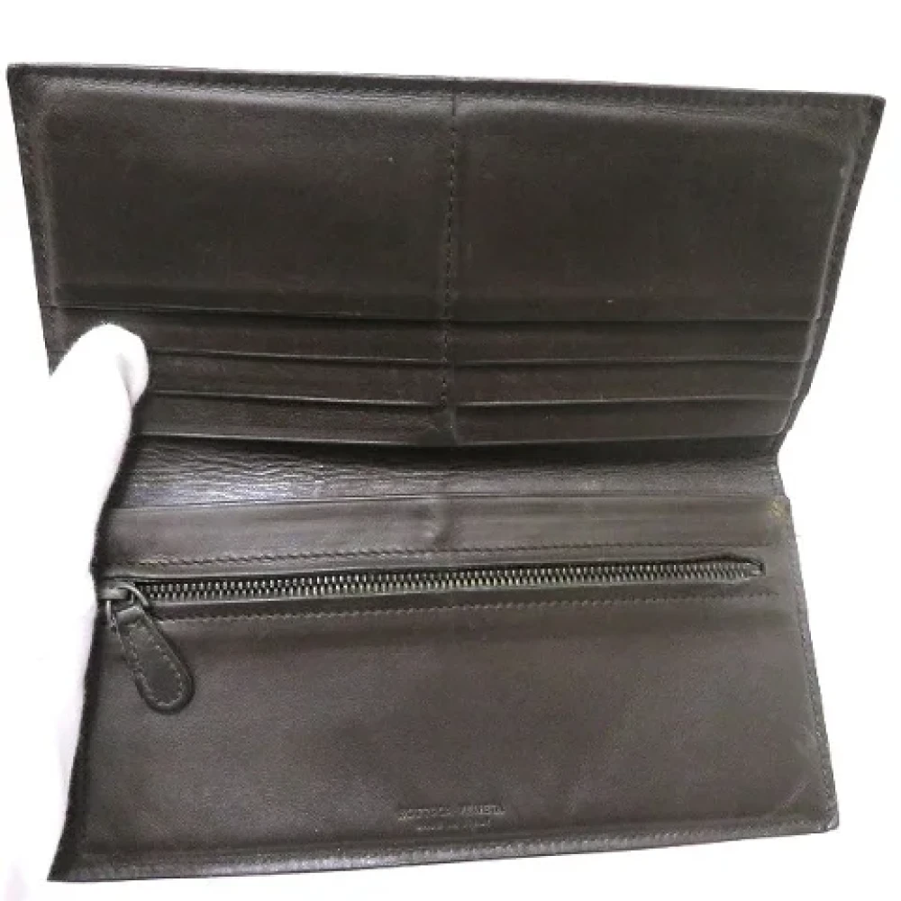 Bottega Veneta Vintage Pre-owned Leather wallets Brown Dames