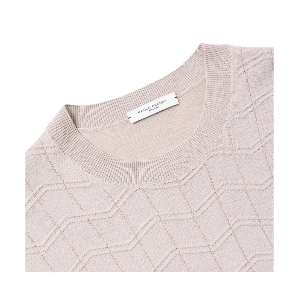 Paolo Pecora Stijlvolle Sweatshirts en Hoodies Beige Heren
