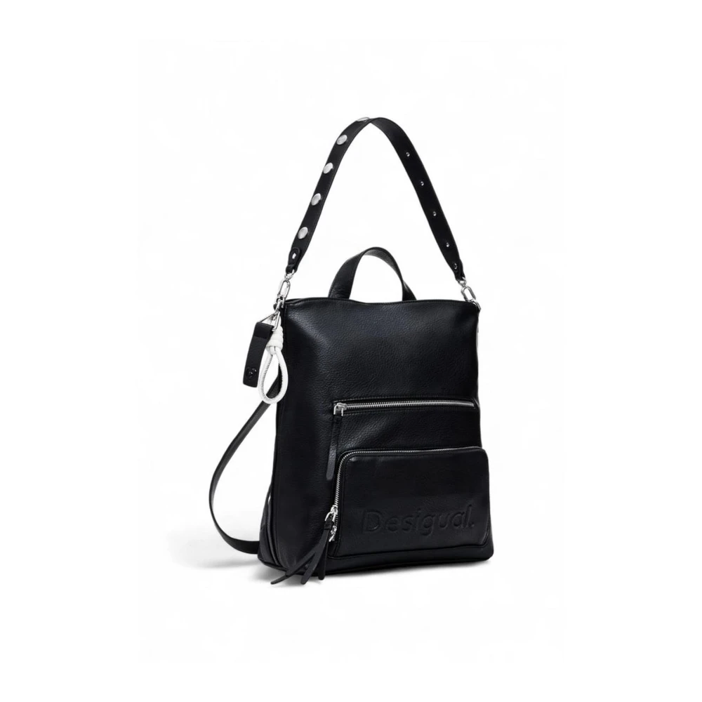 Desigual Moderne Polyurethaan Dames Rugzak Black Dames
