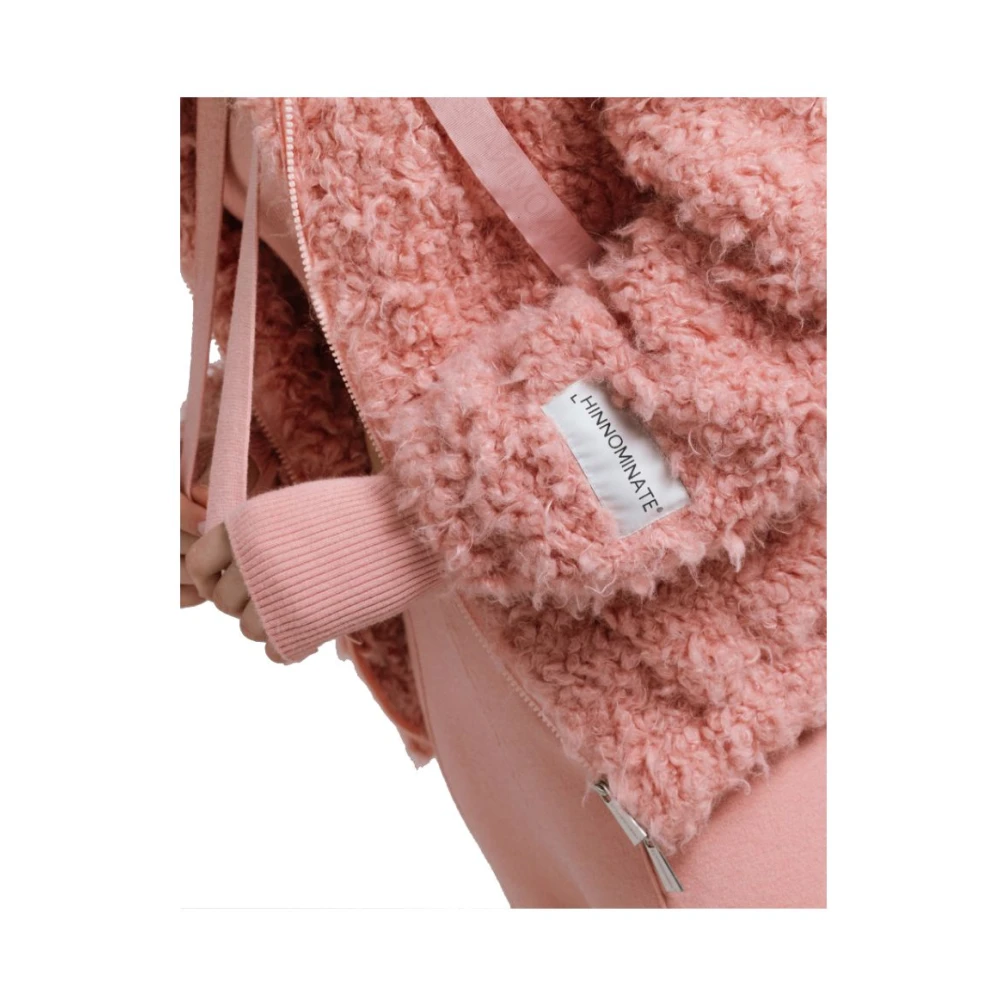 Hinnominate Rosa Polyester Hooded Bomberjas Pink Dames