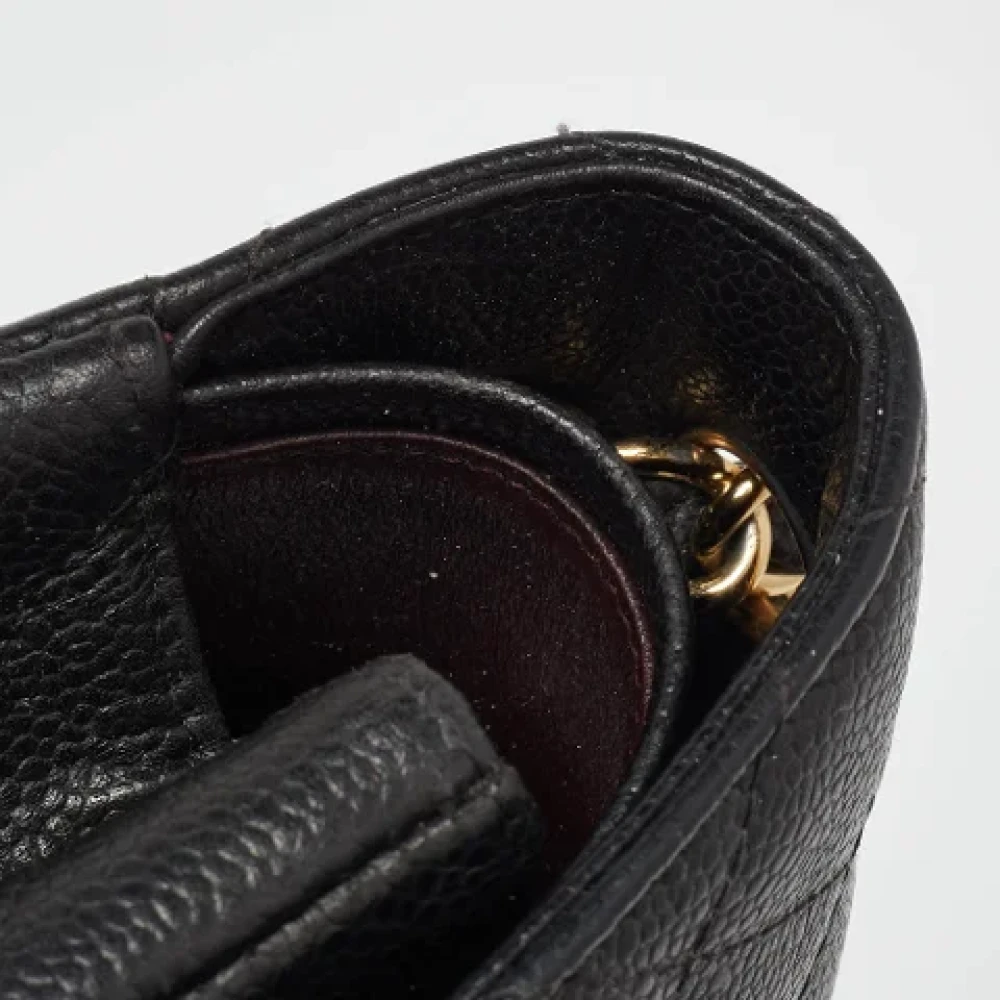 Chanel Vintage Pre-owned Leather chanel-bags Black Dames