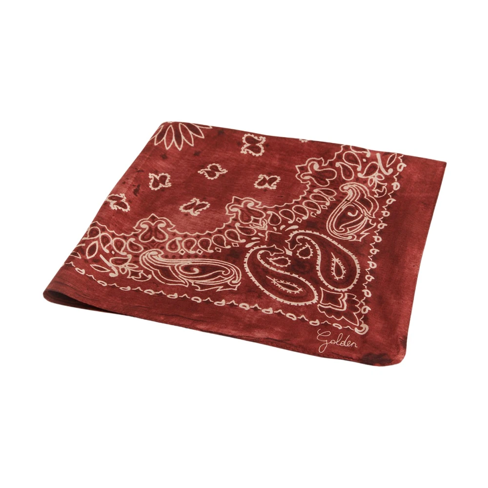 Golden Goose Women's Multicolor Foulard Paisley Print Silk - Silk Scarves - One Size - Accessories