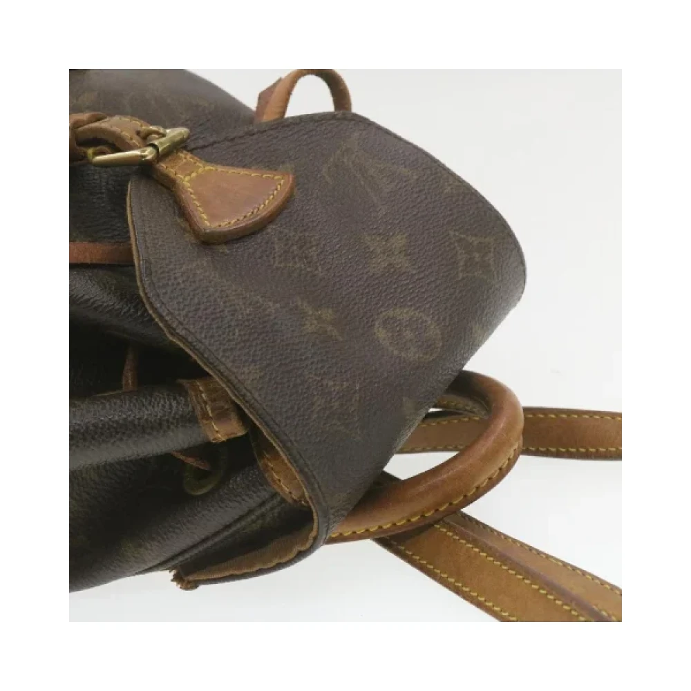 Louis Vuitton Vintage Pre-owned Canvas backpacks Brown Dames