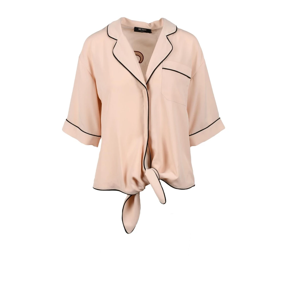 Twinset Roze Poedershirt voor Vrouwen Pink Dames