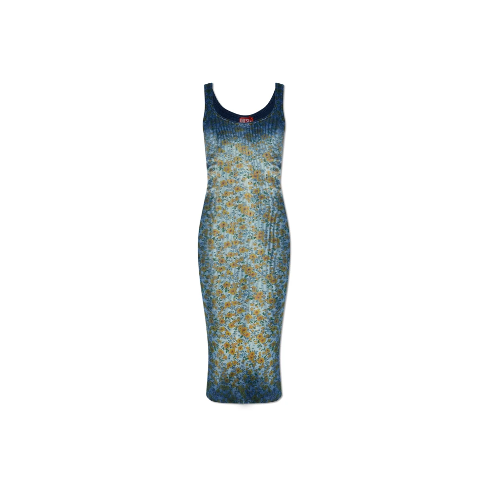 Diesel Blue M-Egita Dress - Female - Midi Dresses - M - Dresses