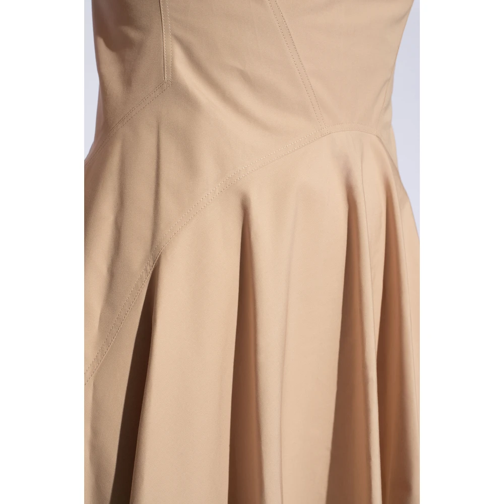 Alaïa Glijjurk Beige Dames
